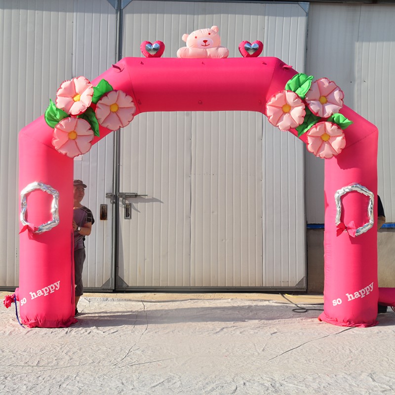 鄞州粉色婚礼拱门